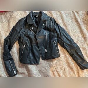 H&M faux leather jacket